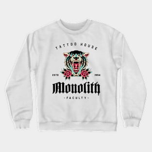 Tattoo House Panther Logo Urban Streetwear Crewneck Sweatshirt